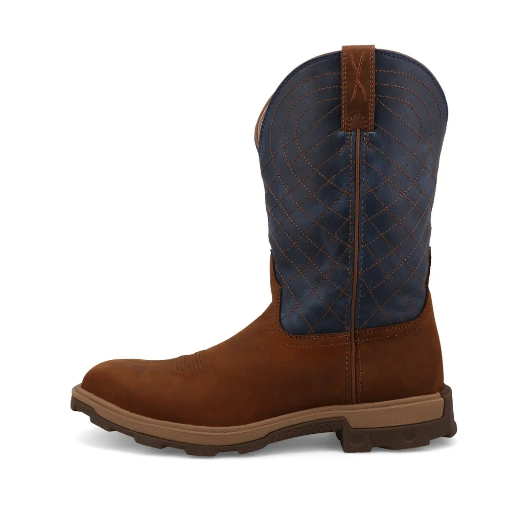 Twisted X 11″ UltraLite X™ Work Boot Mocha / Denim